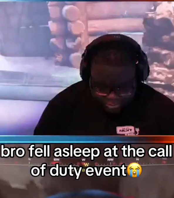 Dexerto's tweet photo. A streamer appeared to fall asleep playing Black Ops 7 Zombies early at CoD Next

“No i was deadass tired… I feel that zombies could be really fun" https://t.co/ke7Jol6gKR