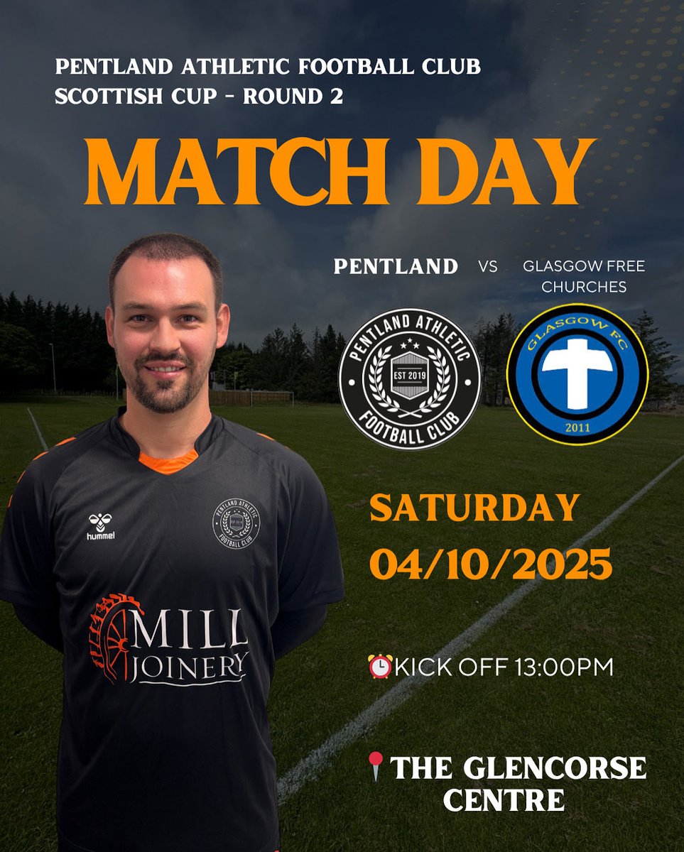 This Saturday we played Glasgow Free Churches at The Glencorse Centre.  

2nd round of the Scottish Cup, a trophy that every club dreams of winning! Hopefully a good result and get our names in the 🎩 ⚽️