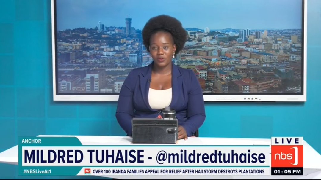 ON AIR: #NBSLiveAt1 with <a href="/mildredtuhaise/">Mildred Tuhaise #MildredsTake</a>.                                           

Get the <a href="/afromobileug/">AfroMobile</a> app via bit.ly/390UczQ or IOS: apple.co/3okzPEi to watch live.                                               

#NBSUpdates