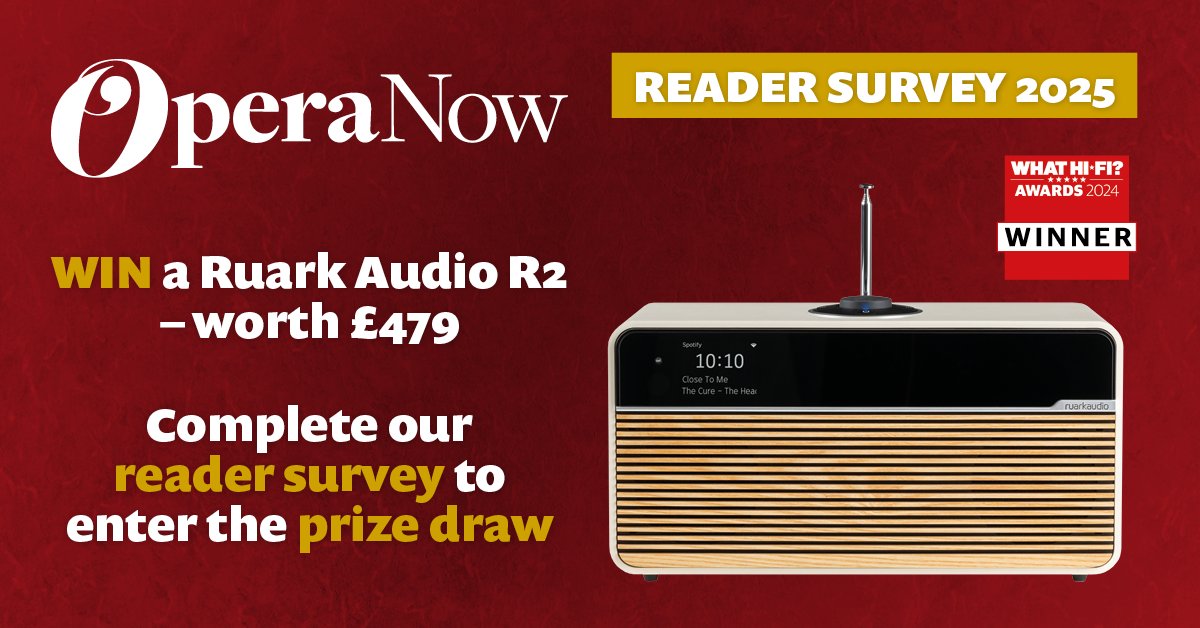 Operanow's tweet image. At Opera Now, we’re committed to producing the best possible magazine, and that means understanding you, our readers.

Complete our survey and enter the competition at: s.alchemer.com/s3/d1764c79fa8c