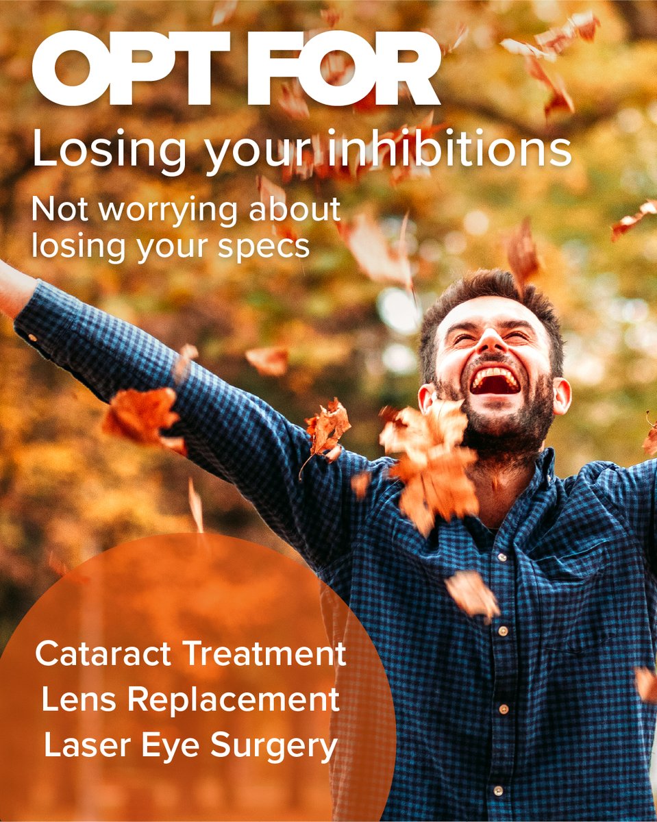 This season’s upgrade? Clearer vision, no glasses. 🍂

Find out if you’re suitable for laser eye surgery by booking your free consultation today at optegra.com

#Optegra #OptForBetter #ClearerVision #Autumn #LaserEyeSurgery
