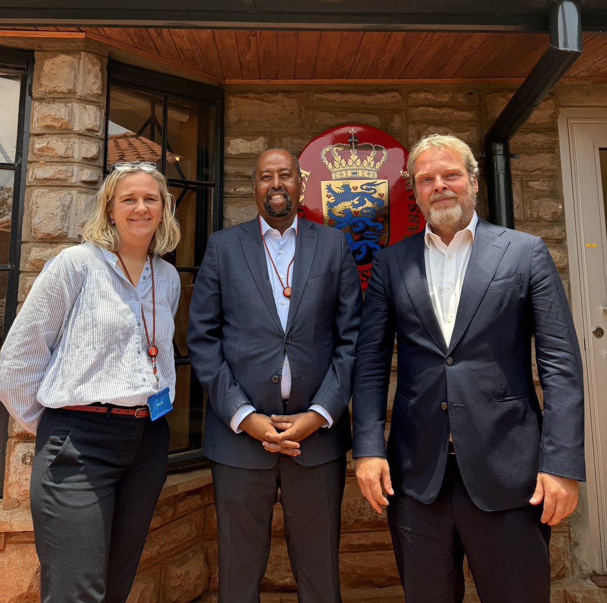 This morning in Nairobi, I met with <a href="/DKinSomalia/">Denmark in Somalia</a>’s Ambassador to Somalia, Mr. <a href="/DKambSomalia/">Steen Sonne Andersen</a> and his team to express our appreciation for government of Denmark continued generosity and support to many programs in our State. 

On behalf of the State I also thanked the <a href="/DanishMFA/">Denmark MFA 🇩🇰</a>