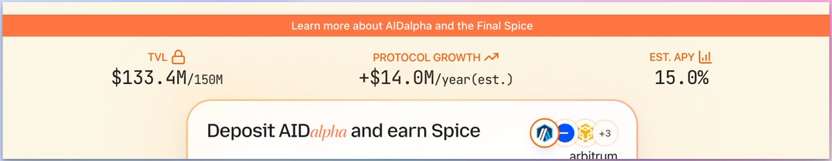 mztacat's tweet image. Cap has been raised to a final $150M, for those Interested. 

Can use my ref; aid.gaib.ai/portfolio?ref=… or SKIP!

DYOR, if you wanna participate. 
Funds are locked until this Final Season ends. &amp;lt;2 months. 

--Source--
x.com/gaib_ai/status…