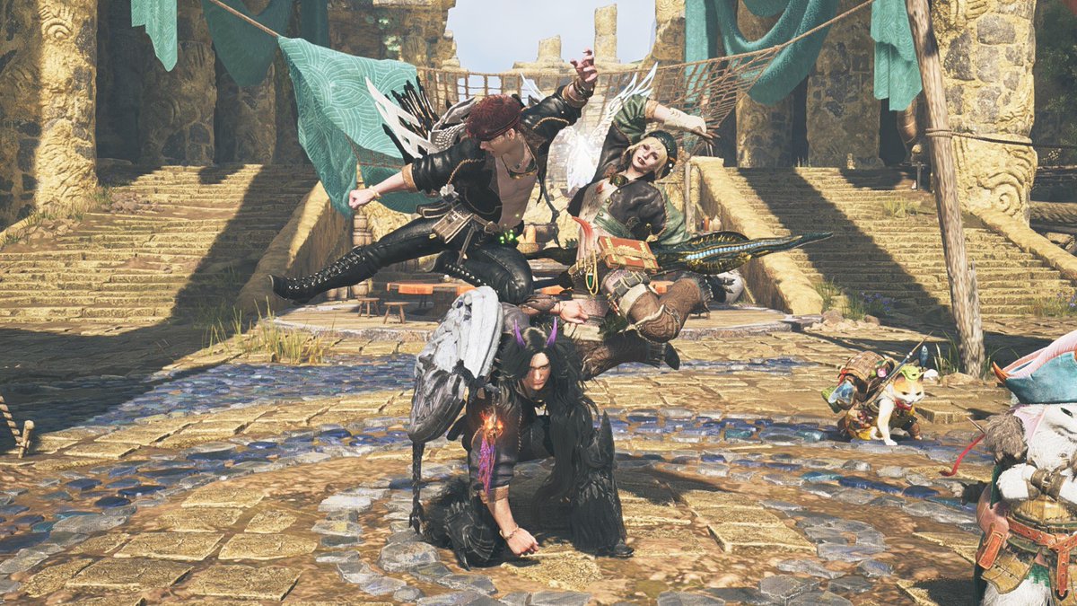 Last night we actually tried to beat Omega from FFXIV in MH Wilds, and WEEE DID IT, we killed Omega!!🎉🎉

IT WAS SOOOO FUN!!!! 🔥 i never imagined FFXIV mechanics combined with Monster Hunter gameplay would work this well 🤯

Honestly, i really hope FFXIV notices from this