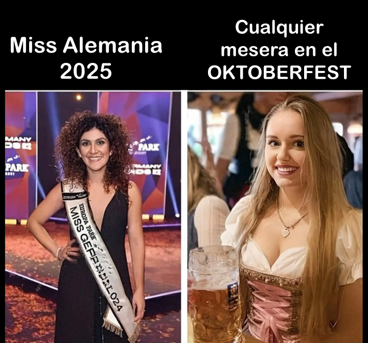 ChichoSau's tweet photo. Mientras en México mueren niñas de 14 años en los quirofanos, porque sus Padres autorizan procedimientos de belleza invasivos, en cambio en Alemania, Miss 2025 y adolecentes no quieren saber de un bisturi, se ponen a trabajar, no se trauman si no tienen "likes en redes sociales" https://t.co/8qnbkEPo2i