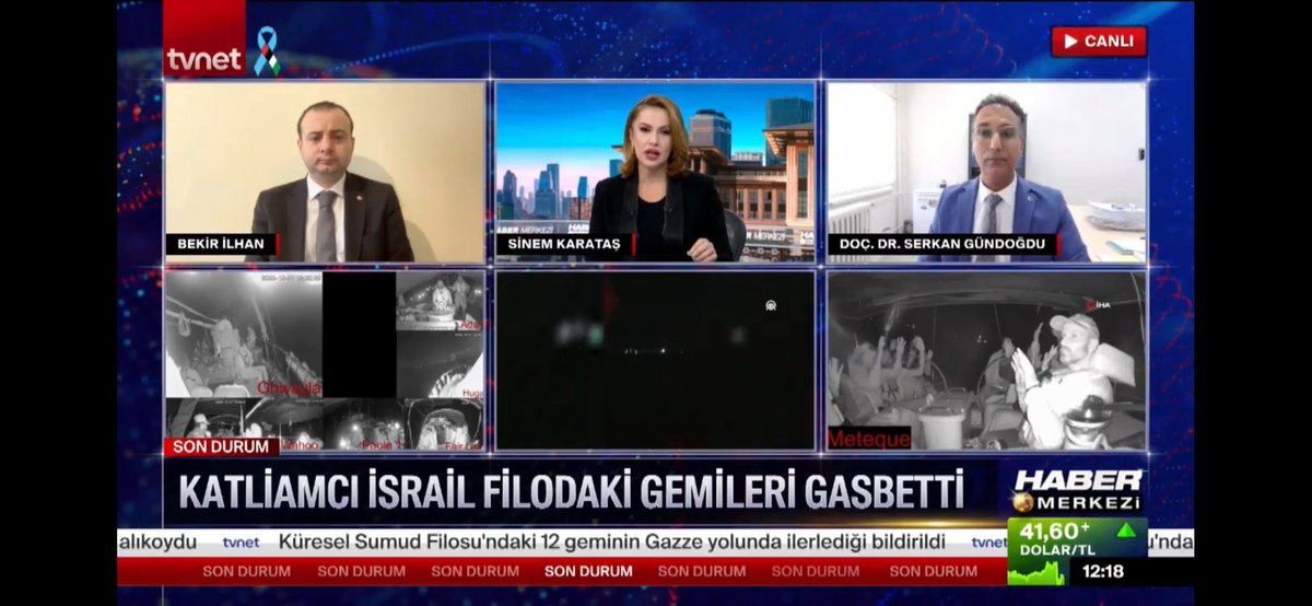Küresel Sumud Filosuna yapılan İsrail saldırılarını Sn. Sinem Karataş moderatörlüğünde Sn. Bekir İlhan ile TVNET ekranlarında değerlendirdik. #sumudfilosu🇵🇸 #gazzedesoykırımvar #gazzedeçocuklarölüyor <a href="/tvnet/">TVNET</a>