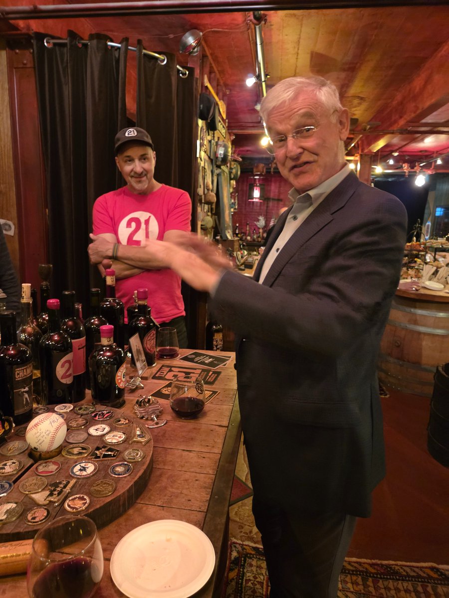 TheUnjournaling's tweet photo. If you want to shape the future, it is best to bring the past and the present together.

We had an amazing night at the Clemente Museum  - which also hosts an amazing wine cellar. 

Ownership of the wine is decentralized, with various ballplayers (their numbers adorn their barrels), companies and individuals owning barrels, funding operations and enjoying the space cavernous basement space.

Our keynote for today's DeSAI conference, Ron Poropatich, grew up near the old firehouse in Lawrenceville where this amazing place now lives.

He has gone from helping with the family's butcher shop there to Army doc and head of TATRC to now running UPitt's Center for Military Medicine Research and putting autonomous medical drones in place to help with everything from overdoses in rural areas to autonomous medical care on the battlefield.

The old and the new, business and academia, big schools and small (Duquesne and RMU represented), science and technology.

DeSci is more than just crypto. And the future is more than just tech. It is the people and the plans to put it in practice.

TradSci + DeSci = @praxsci