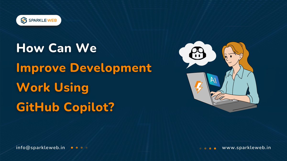 sparklewebdevs's tweet image. Code today. Deliver faster. 🚀
GitHub Copilot = AI-powered dev partner.
✔ Faster coding
✔ Smarter suggestions
✔ Better apps
At Sparkle Web, we use Copilot to deliver scalable & future-ready solutions.
Explore: sparkleweb.in/blog/how_githu…
#githubcopilot #ai #webdev #sparkleweb