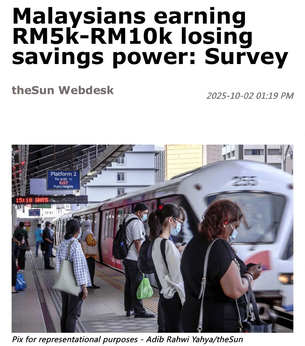 A serious and urgent issue in Malaysia that we shall pay more attention to: 

The middle class is collapsing!