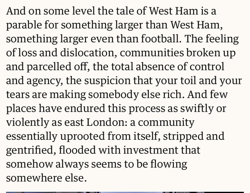 Malaise at #WestHam well  encapsulated by Jonathon Liew in The Guardian.