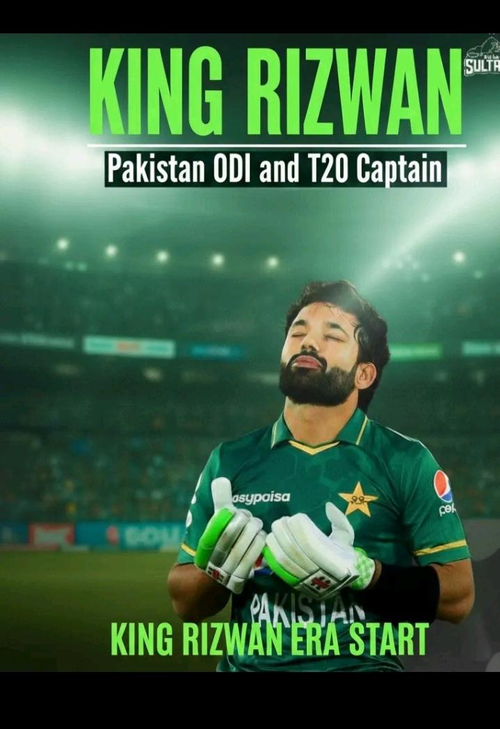 imrehan456's tweet image. Breaking news 

MUHAMMAD RIZWAN PAKISTAN TEAM 

ODI AND T20 CAPTAIN 

#PakistanCricket  #pcbassembly 
#rizwan. #GlobalSumudFlotilla