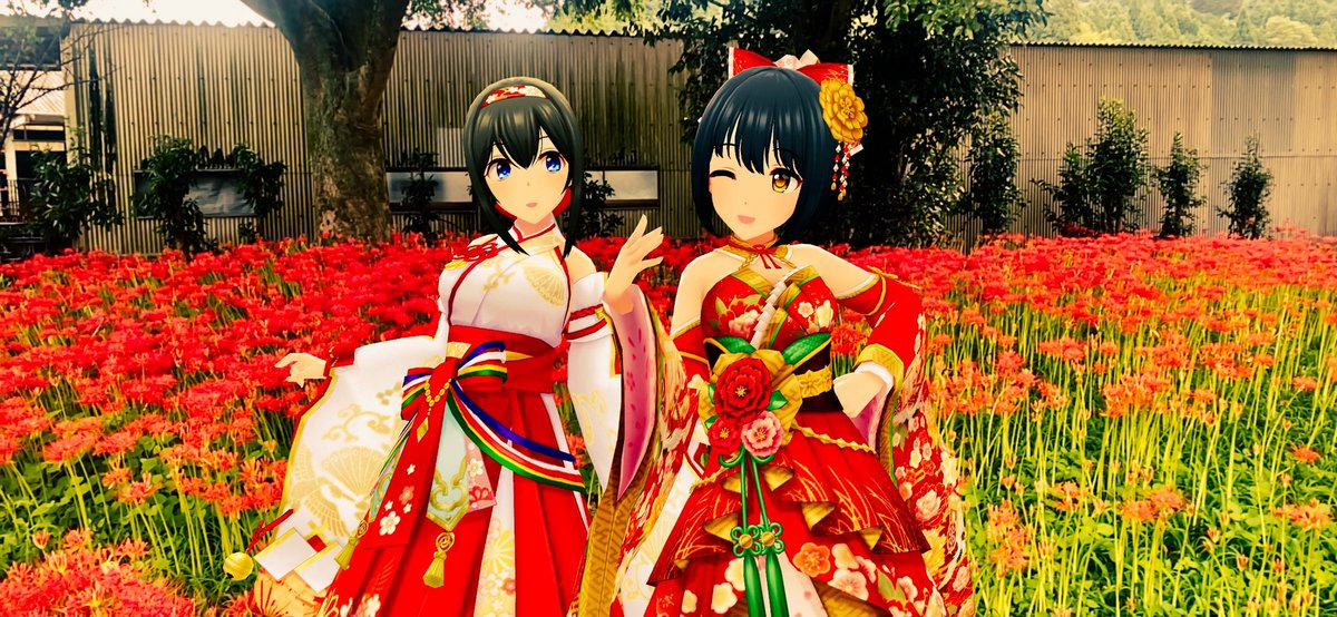 しごおわー、今日も1日お疲れさまでした

#鷺沢文香
#鷹富士茄子
#デレスポAR