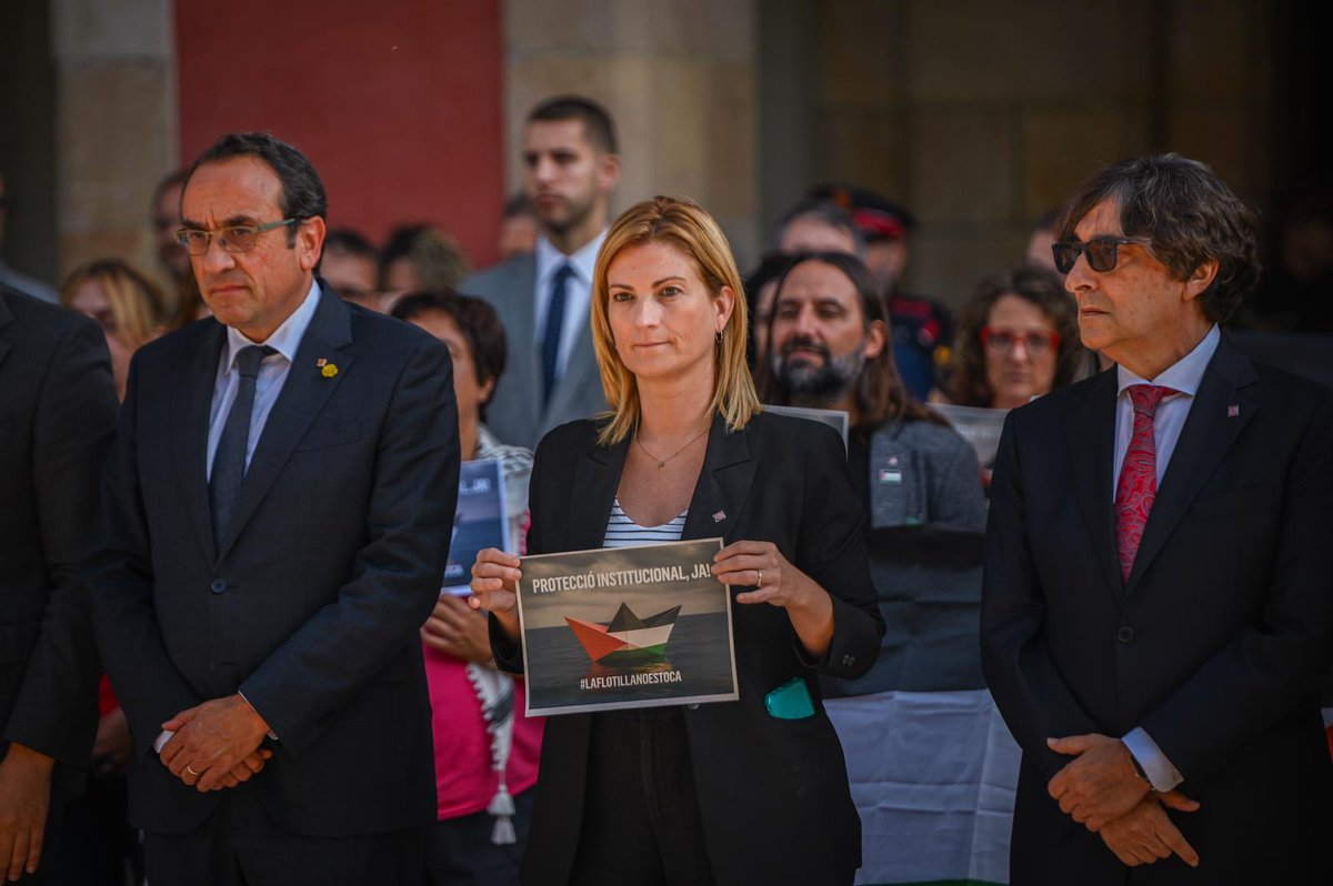 Davant el genocidi i la vulneració del dret internacional, no podem mirar cap a una altra banda.

Aturem el ple i mostrem tot el suport a la Global Sumud Flotilla des del Parlament! 🇵🇸