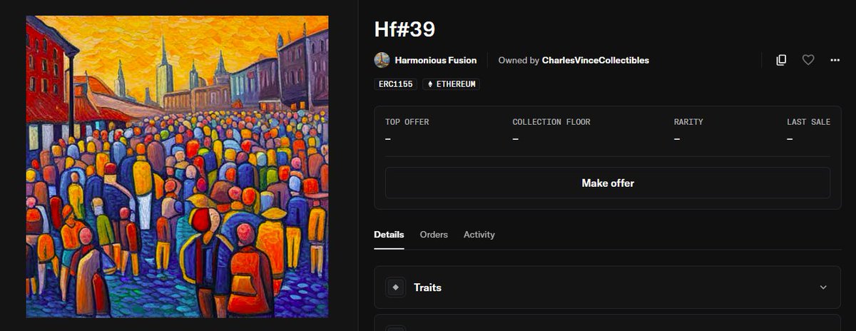 OpenCharles's tweet photo. 39th #HarmoniousFusion.
If you want this unique artworks make an offer right now!!  
👇 Link Below 👇
https://t.co/LmwIxMF82F
#NFTs #NFTCollection #NFTart #NFTCommunity #NFTdrops #ETH #Ethereum #Digitalart #ART #Opensea #Crypto #Web3 https://t.co/VIregBLIvG