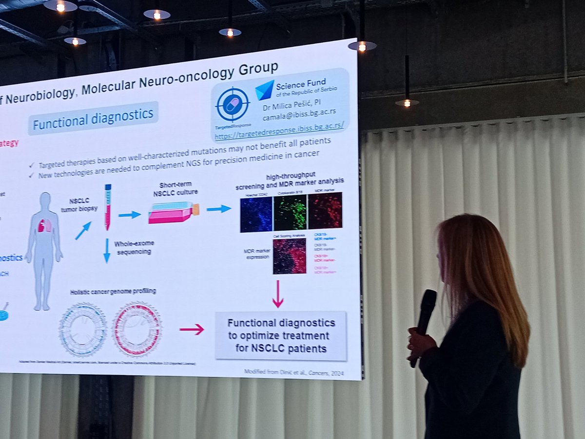 Targeted2022's tweet photo. Dr. Milica Pešić, the PI of TartetedResponse, attended IBISS Biomedicine Research and Collaboration Capacity at Roche’s RISE Event. https://t.co/B1SSnIoLnf