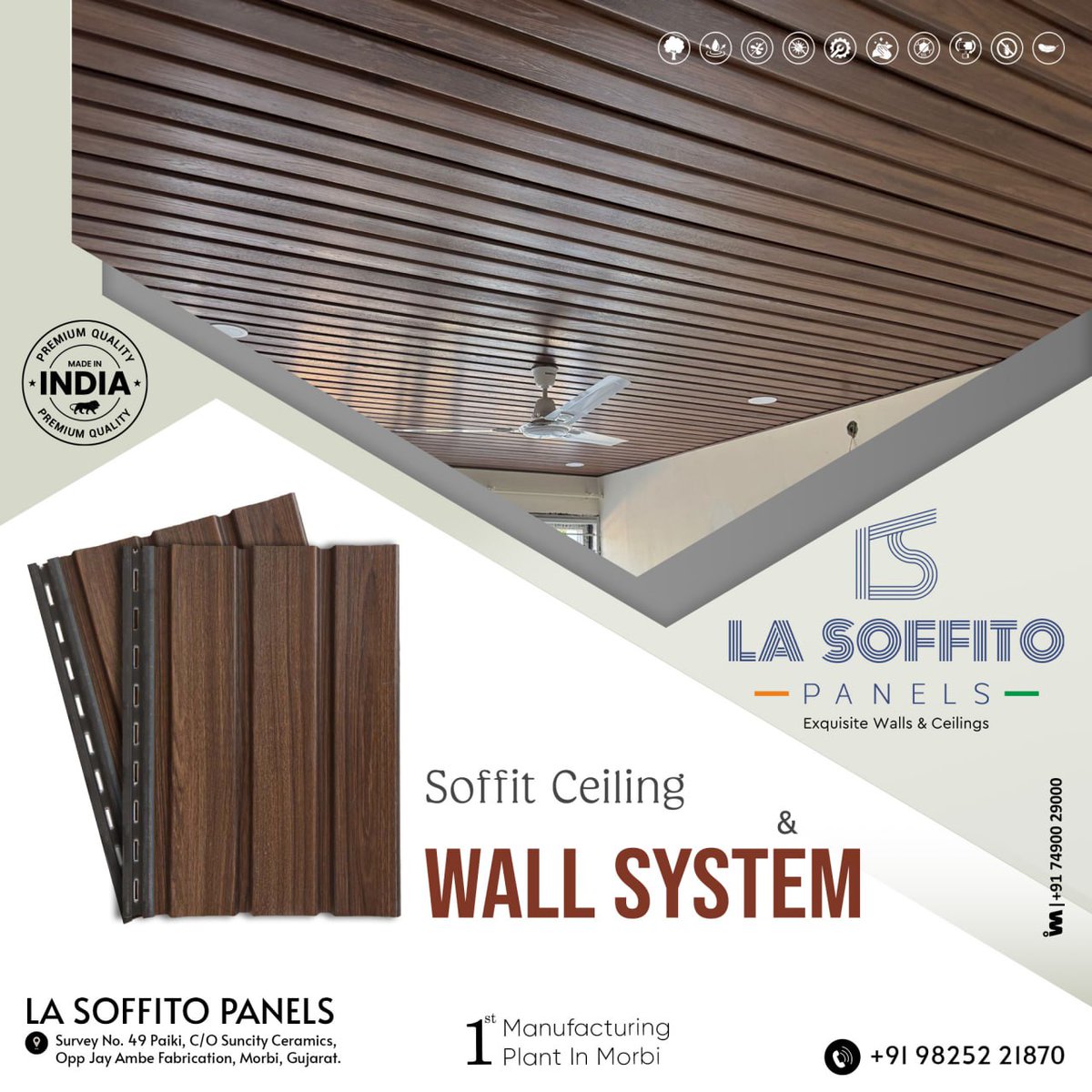 ibais_wooden's tweet image. LA SOFFITO PANELS (MORBI)

For enquiry via WhatsApp click:
ibais.biz/9825221870

Mr. Sanjay Detroja - +91 9825221870
#wallceiling #ceilingsystem #lasoffito #lasoffitopanels #lasoffitowallsystem #ceilingpanels #ceilingmanufacturer #woodenceilings #woodinterior
.
@ibais_wooden