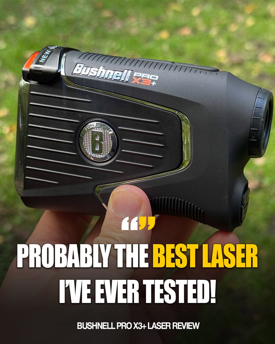 If you're looking for a new rangefinder, we might just have the answer.

Bushnell's Pro X3+ is not cheap, but the performance is as good as anything we've ever tested.

➡️ bit.ly/GALBushnellPro…