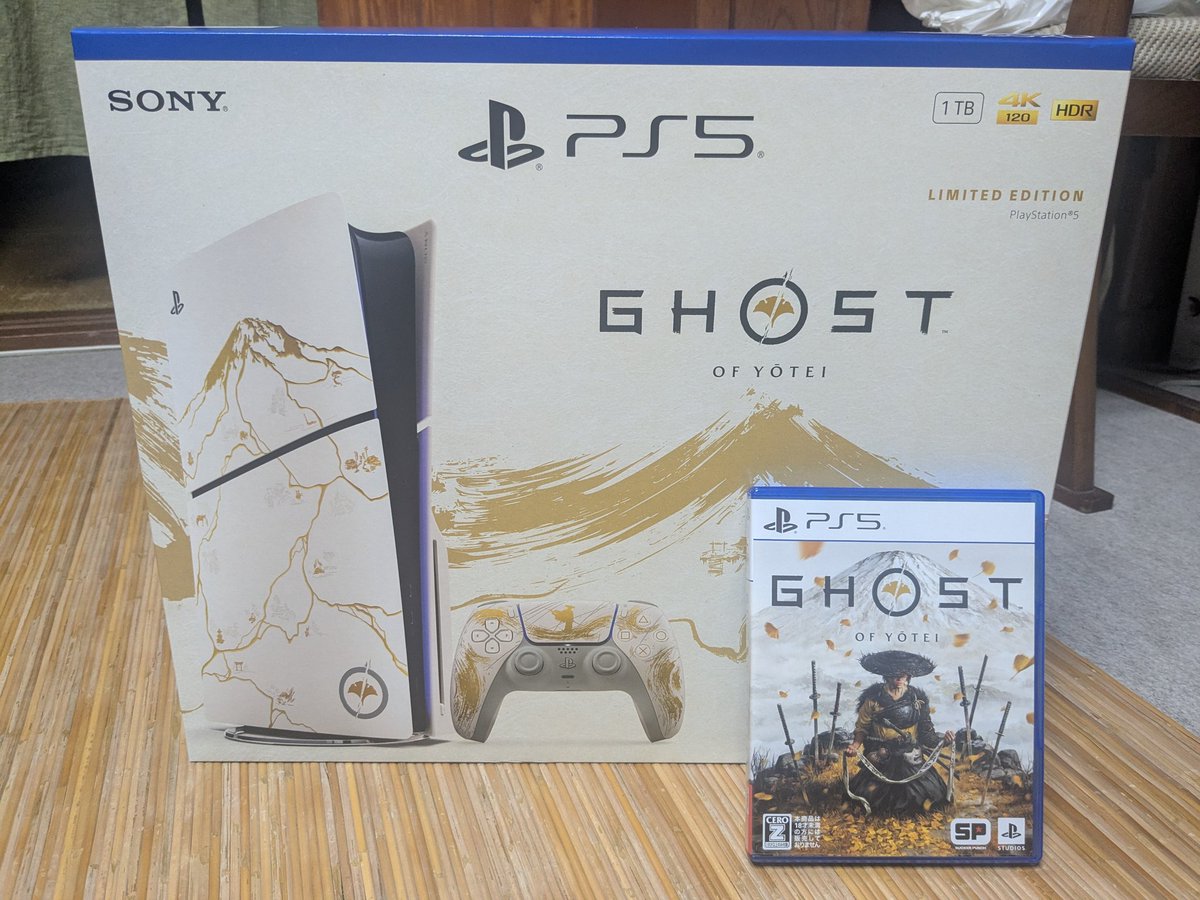 PS5&amp;ゴースト・オブ・ヨウテイ！前作のツシマにどハマリして何周も楽しんだ！その新作！発表された時からずっと楽しみにしてた！その後は情報もほぼ入れてないからどんな内容になってるか本当に楽しみ！！！