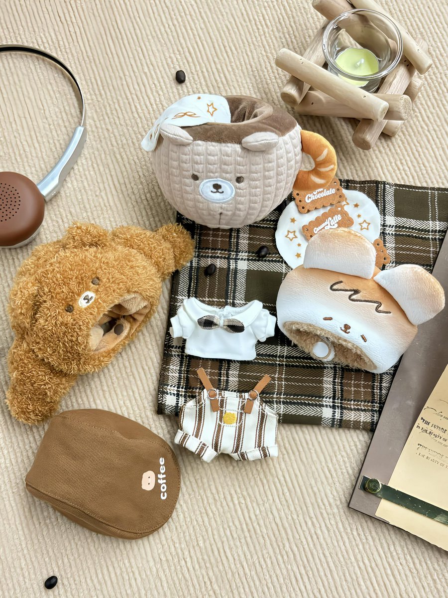 無属性ぬいぐるみ セット 20CM 本体 しっぽ スケルトン 骨 ぬいぐるみ 無属性 黒髪 耳