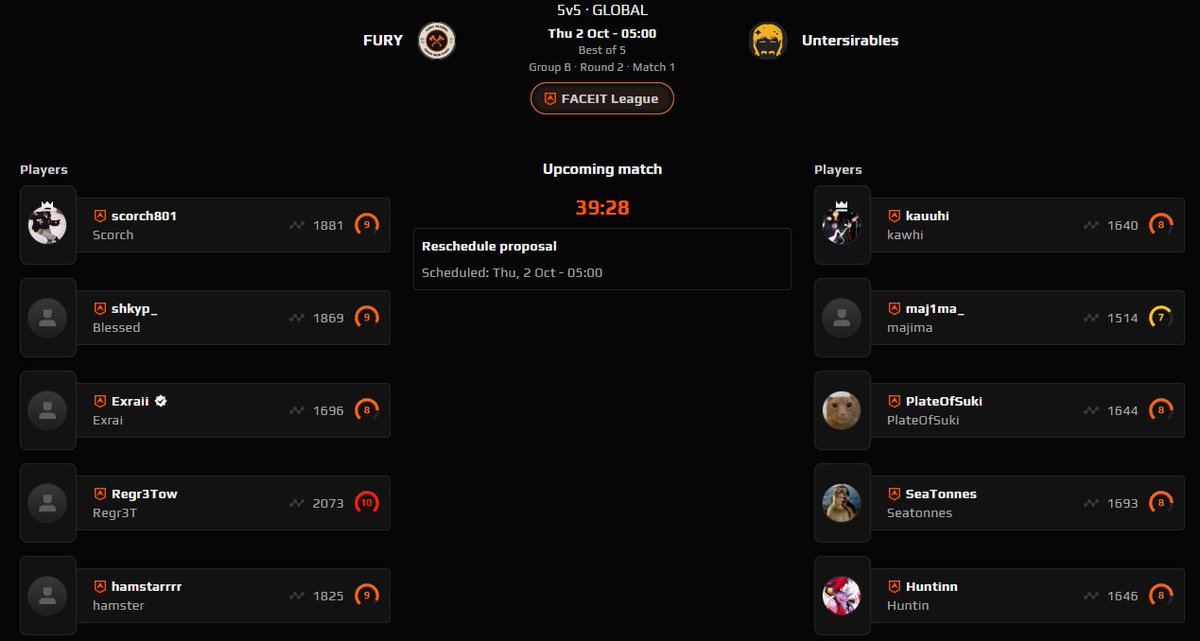 Only two more matches left in our OCE Masters bracket. As both teams look to make it to grand finals, hopefully a very entertaining match in the wake.
<a href="/FURY_Global/">FURY</a> VS <a href="/untersirables/">Untersirables</a> at 7 AM EST.
twitch. tv/ewan_ow