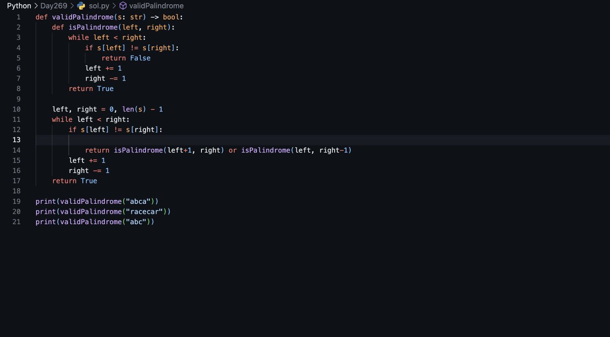 Raj116034776865's tweet image. Day 269 of #365DaysOfCoding 🐍💻
Solved 1 Python problem today ✅
Day 270 milestone tomorrow 🚀
#Python #ProblemSolving #100DaysOfCode #CodeNewbie #DSA #DevLife