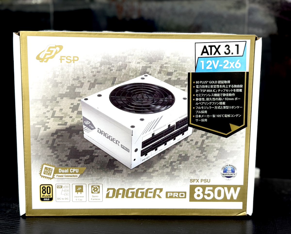 ap_owariasahi's tweet image. 白い電源もだいぶ増えてきましたが、こいつぁアレですヨ
ATX電源じゃない、
SFX電源のホワイトモデルなのです！
大型ケースが多い中、ITX系のケースはオシャレデザインが多いので好きなのですが、電源がなかなか問題なのです･･･
そんなんか、ホワイト＆850W大容量という、小型なのに…