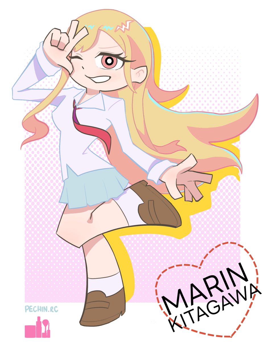 Pechin_rc's tweet photo. Marin-chan, Trying this style again and it turn out quite well! #MyDressUpDarling #marinkitawaga https://t.co/d5tAfouZ8z