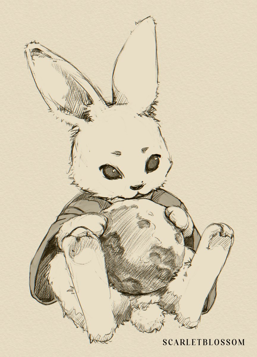 ScarletBlossom_'s tweet photo. Moon Leebit! https://t.co/4a7CiDJWq6