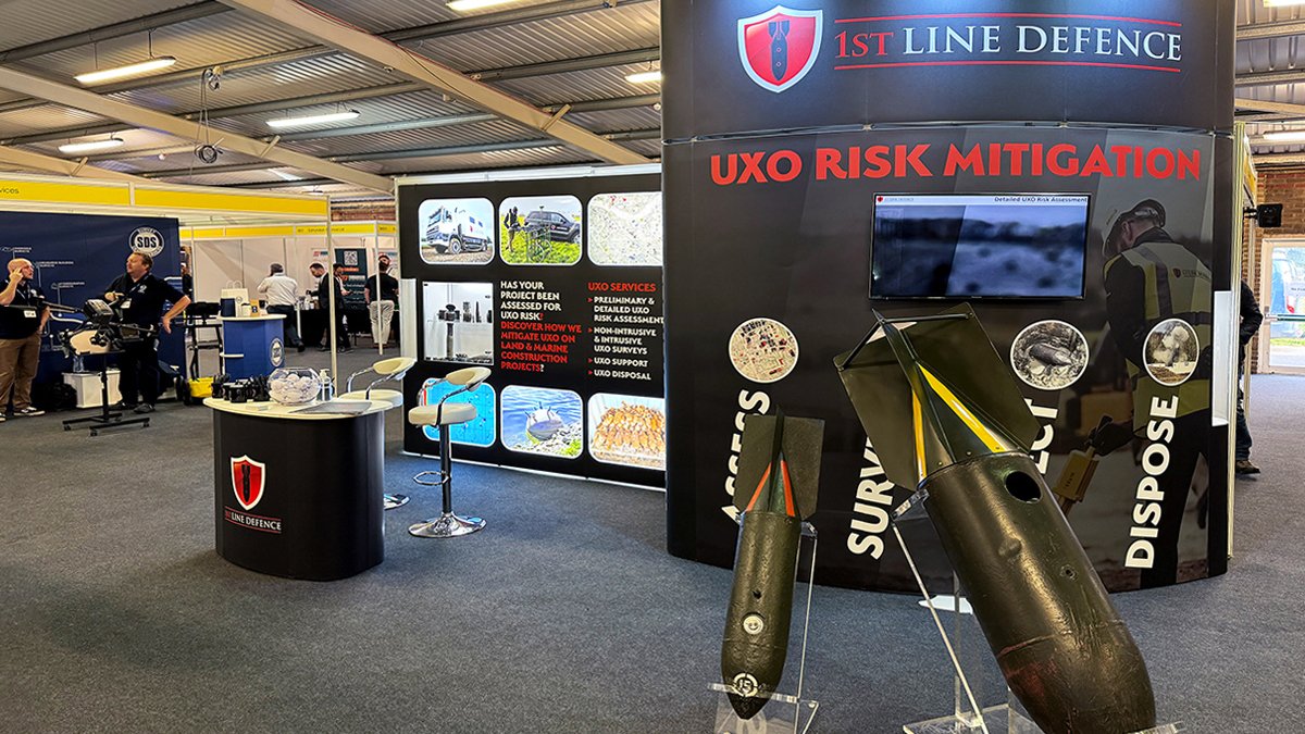 🗓️We’re LIVE at the #KentConstructionEXPO!
Come see some examples of #uxo, learn about our #riskmitigation services &amp; grab a free goodie bag 🎁
📍Kent Event Centre – Today only!
#constructionindustry #infrastructureprojects #unexplodedordnance #1stlinedefence