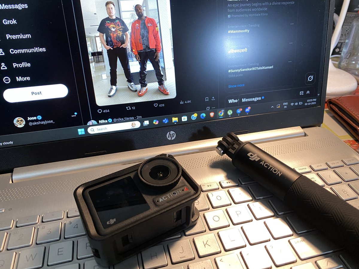 akshayjose_'s tweet photo. Bought something new! Guess what ?
Ready to take this little beast on adventures, #DJIActionCamera #AdventureGear #4KLife https://t.co/EdHI3ez1RM
