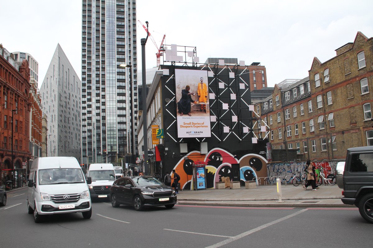 elroysalam_'s tweet image. Blossoming Traditions (2024) currently displayed by AUTOGRAPH
📍Old Street Roundabout , London