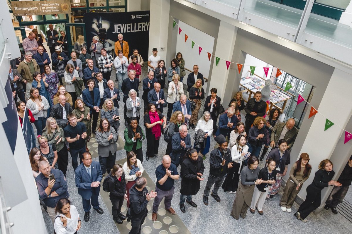 JQDT (@jqdtbirmingham) on Twitter photo 🎉 Birmingham welcomed the World Crafts Council President & a number of esteemed guests to <a href="/MyBCU/">Birmingham City University</a>’s School of Jewellery last week! Certificates were handed over to formally mark our World Craft City status.
👉 jqdt.org/birmingham-cel… 🎉 Birmingham welcomed the World Crafts Council President & a number of esteemed guests to <a href="/MyBCU/">Birmingham City University</a>’s School of Jewellery last week! Certificates were handed over to formally mark our World Craft City status.
👉 jqdt.org/birmingham-cel…