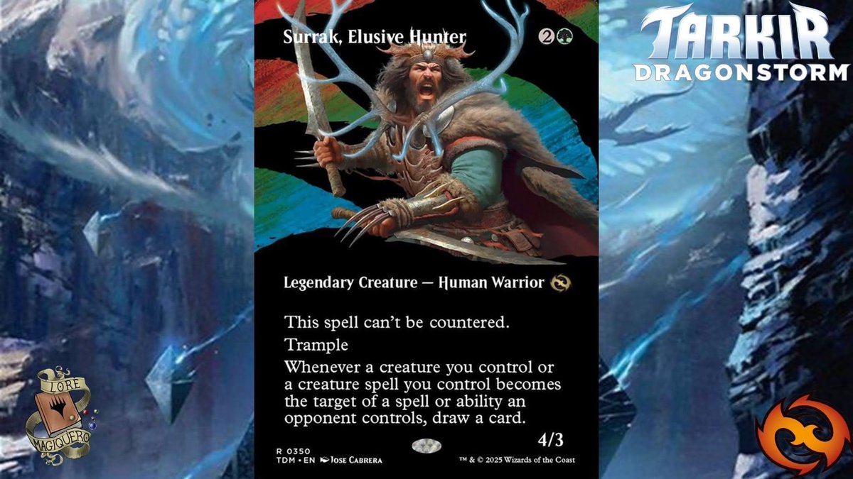 Lore_Magiquero's tweet photo. Surrak 

#mtg #magicthegathering #mtglore #vorthos #MTGHispano #MTGLATAM #MTGTDM #MTGTarkir #Tarkir https://t.co/tU7dNp7fM0
