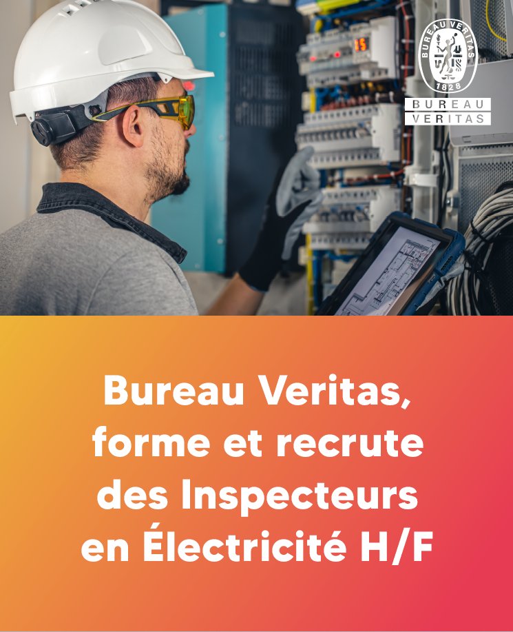 ⚡<a href="/BureauVeritasFr/">Bureau Veritas France</a> relance sa #POE pour devenir Inspecteur en Électricité H/F 

✅ 2 mois de formation rémunérée
✅ CDI garanti
✅ Ouvert aux personnes en situation de #handicap

Découvrez le métier avec Gary 👇
youtube.com/watch?v=rxwd3h…

Pour candidater : mcoulibaly@jobinlive.fr