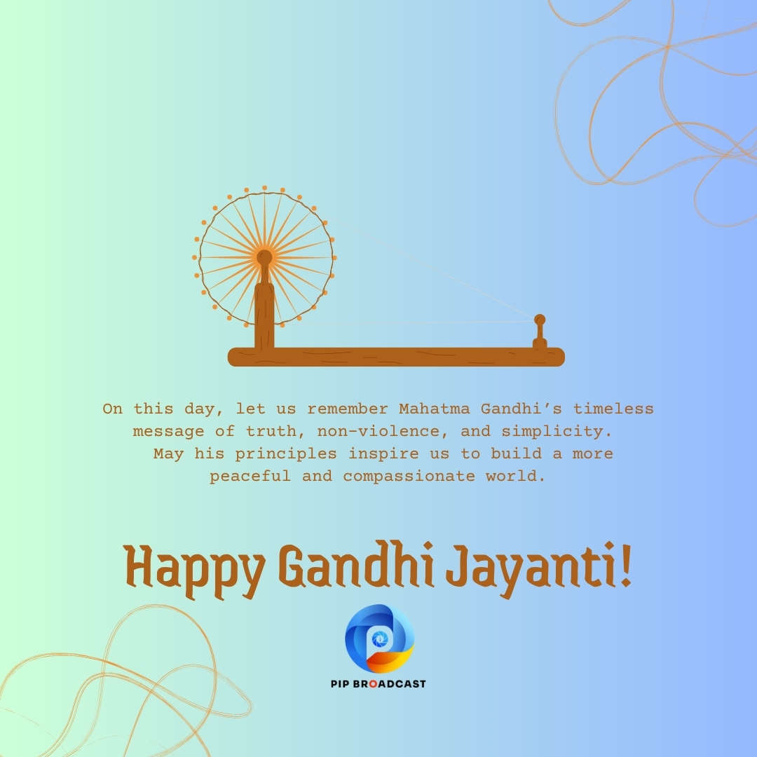 pip_broadcast's tweet image. On this day, we should not forget Mahatma Gandhi&apos;s eternal message of truth, non-violence, and simplicity.

Such characteristics can stir us to create a world that is more serene and empathetic.
pipbroadcast.com