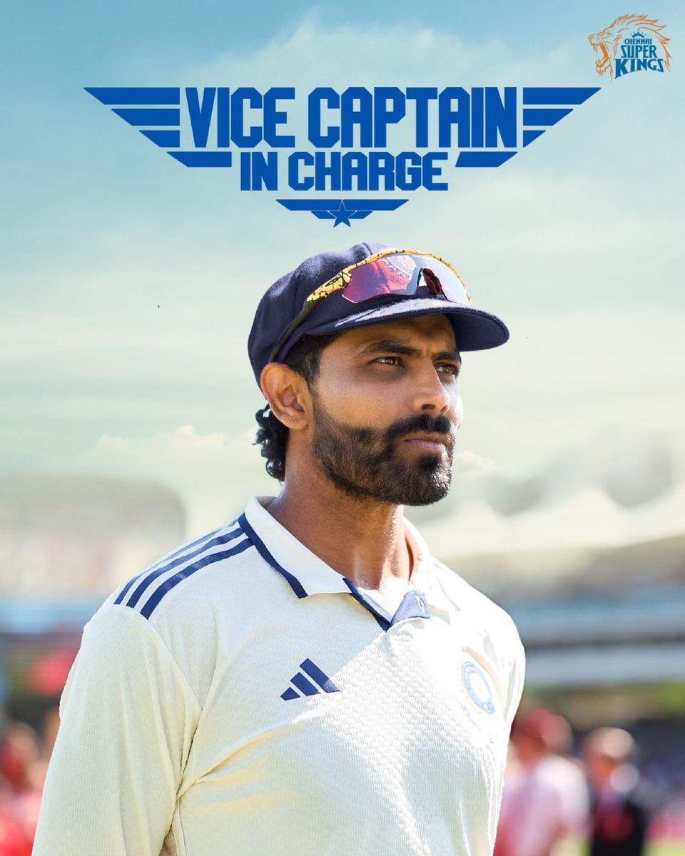 MSDHONITHEGOAT7's tweet image. CSK POSTER FOR VICE CAPTAIN RAVINDRA JADEJA 💛

#Ravindrajadeja𓃵