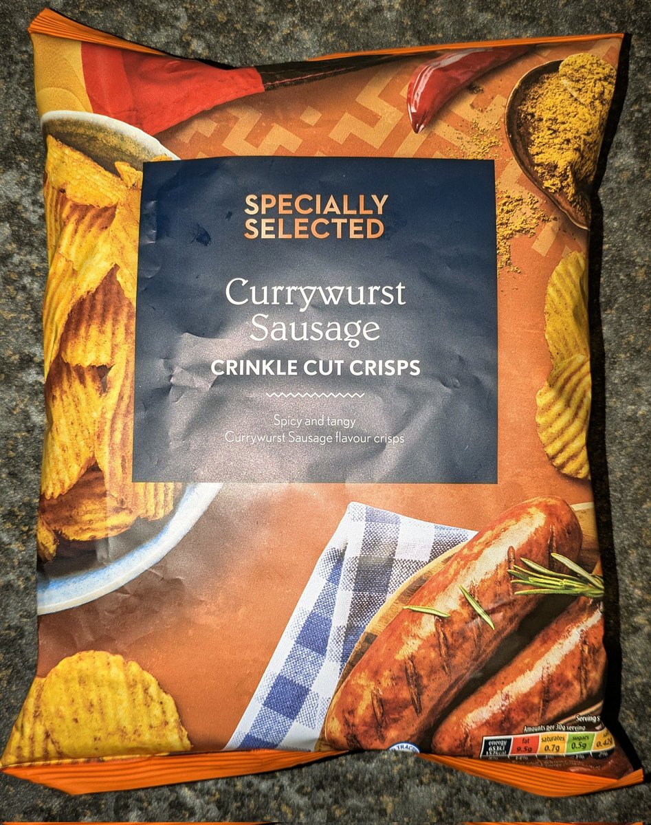 Aldi Currywurst Sausage: The porky bite is smothered in aromatic spices, all guilty pleasure and taste bud heaven, while the crunch detonates to deliver sensory joy. Aldi cannot put a foot wrong right now. Rating: 8.0