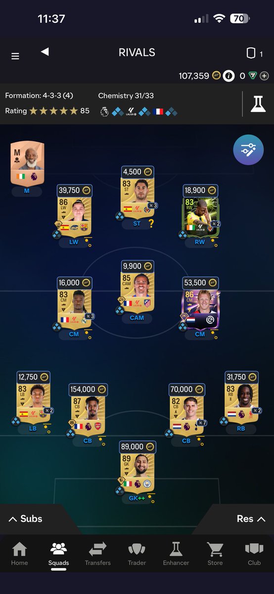 Diggydan8's tweet photo. Any update recommendations! 

#fc26 #easports https://t.co/ukOrYuQ0u6