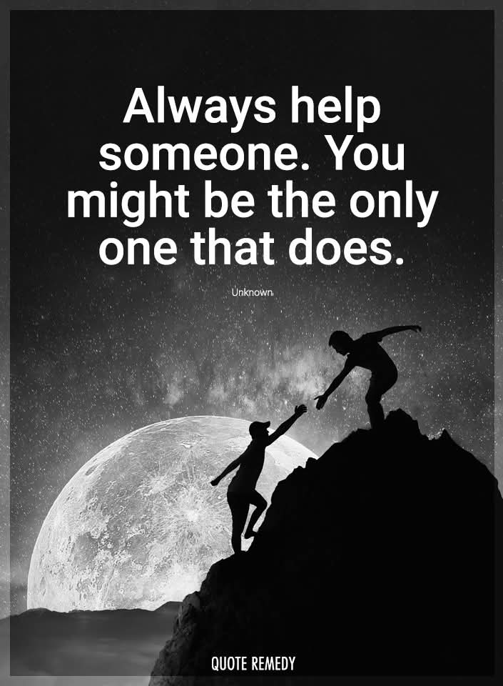 Always help when you can #helpinghands