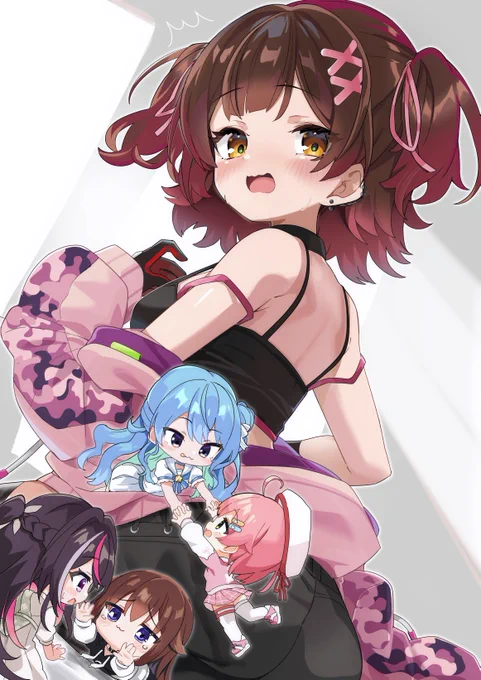 #ロボ子Art 登られるロボ子さん～
