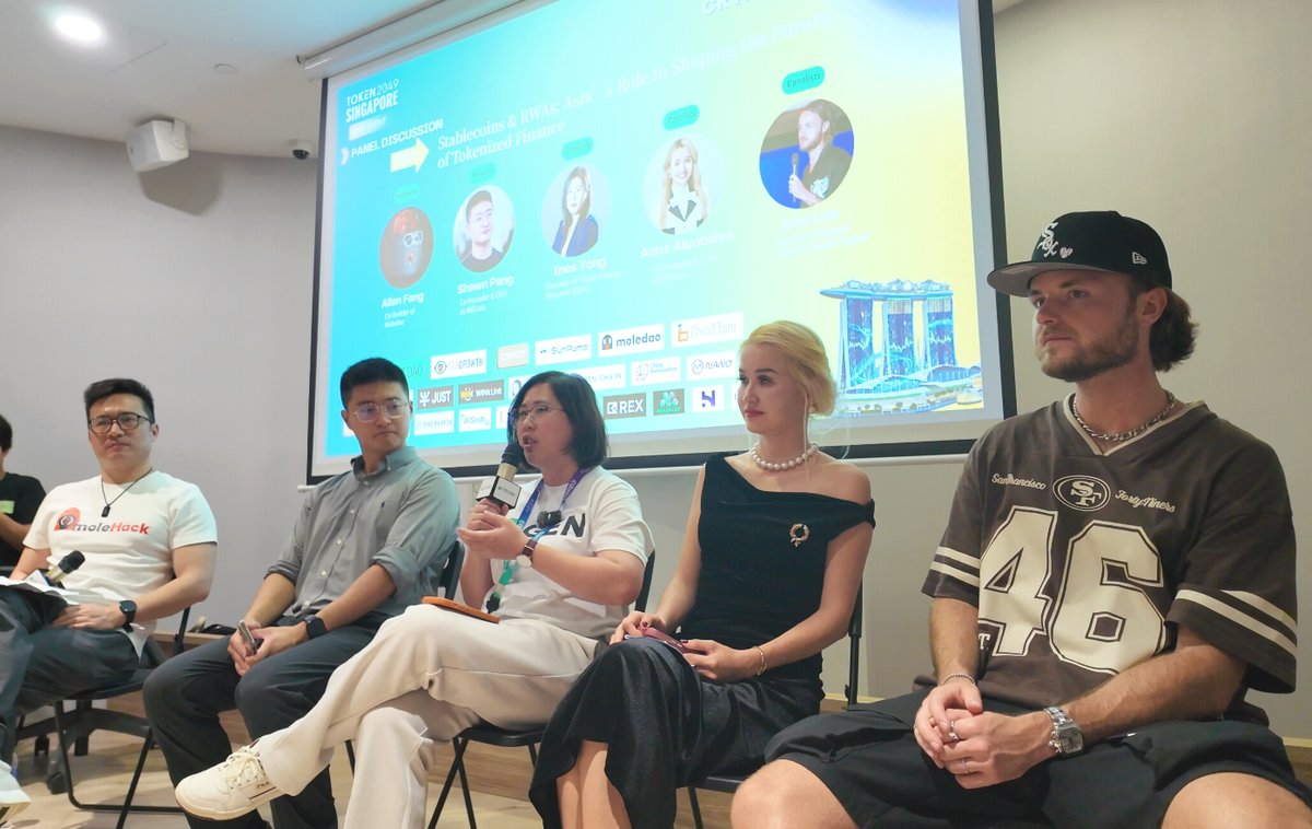 GENPowered's tweet image. Wrapping up the #TOKEN2049Singapore journey, Co-founder @inesyongdao shared valuable perspectives on “Stablecoins &amp;amp; RWAs: Asia’s Role in Shaping the Future of Tokenized Finance” at @1783Dao side event on Sept 30!
#TOKEN2049Singapore #Web3 #Crypto #RWA #Builders #GEN