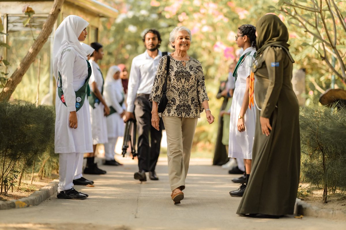 GirlGuidesMv's tweet photo. “Guiding Generations” is officially launched,  bridging age gaps through empathy, leadership &amp; shared wisdom! Launched on #InternationalDayOfOlderPersons &amp; supported by the @PensionOffice's Grant.
Launched in 4 cities, reaching 10 regions! 🌏💚
#GuidingGenerations #GirlGuidesMv https://t.co/ptPiZl9cXP