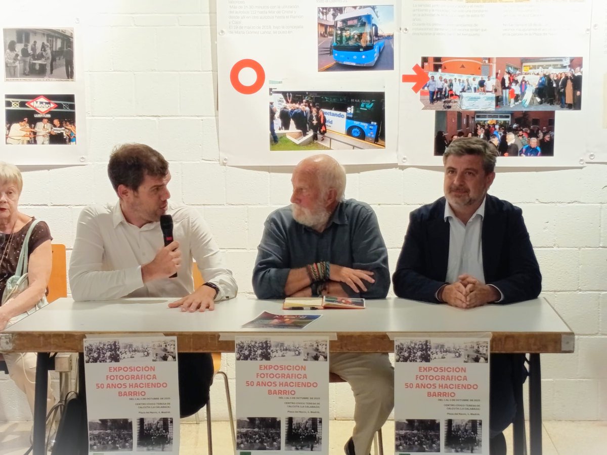 FRAVM's tweet photo. Ayer asistimos a la inauguración de la exposición fotográfica por el 50 aniversario de la @avAFAO de #AlamedaDeOsuna
🎉¡Únete a la celebración! Esta semana han preparado actividades vecinales en el centro sociocultural Teresa de Calcuta (Plaza del Navío, 1) https://t.co/tSlo1zicPK