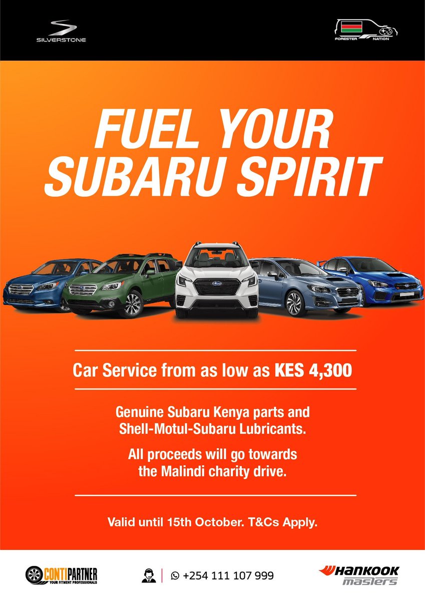Foresternation's tweet photo. Exclusive deals on Sunday 5th at the 2025 edition of Fozzyfest going down at @TheHubKaren courtesy of Silverstone Tyres .
Batteries, Shocks, Springs, Car accessories and Tyres with FREE wheel balancing!!!

Kosa uchekwe!!! https://t.co/PKXHuEqA90