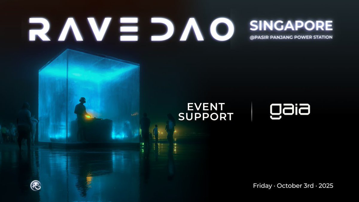 RaveDAO's tweet photo. Knowledge learns. Agents evolve. The network breathes. ๐๐ค
Proud to have @Gaianet_AI supporting #ENL1GHT Singapore ๐ธ๐ฌ as they build a decentralized GenAI fabric where intelligence grows untamed.
This Friday the power station pulses with the same force: minds syncing, bodies moving, futures unfolding. ๐ชฉโก๏ธ
๐ Step inside via @plvrio
https://t.co/6MwHHqwOmk