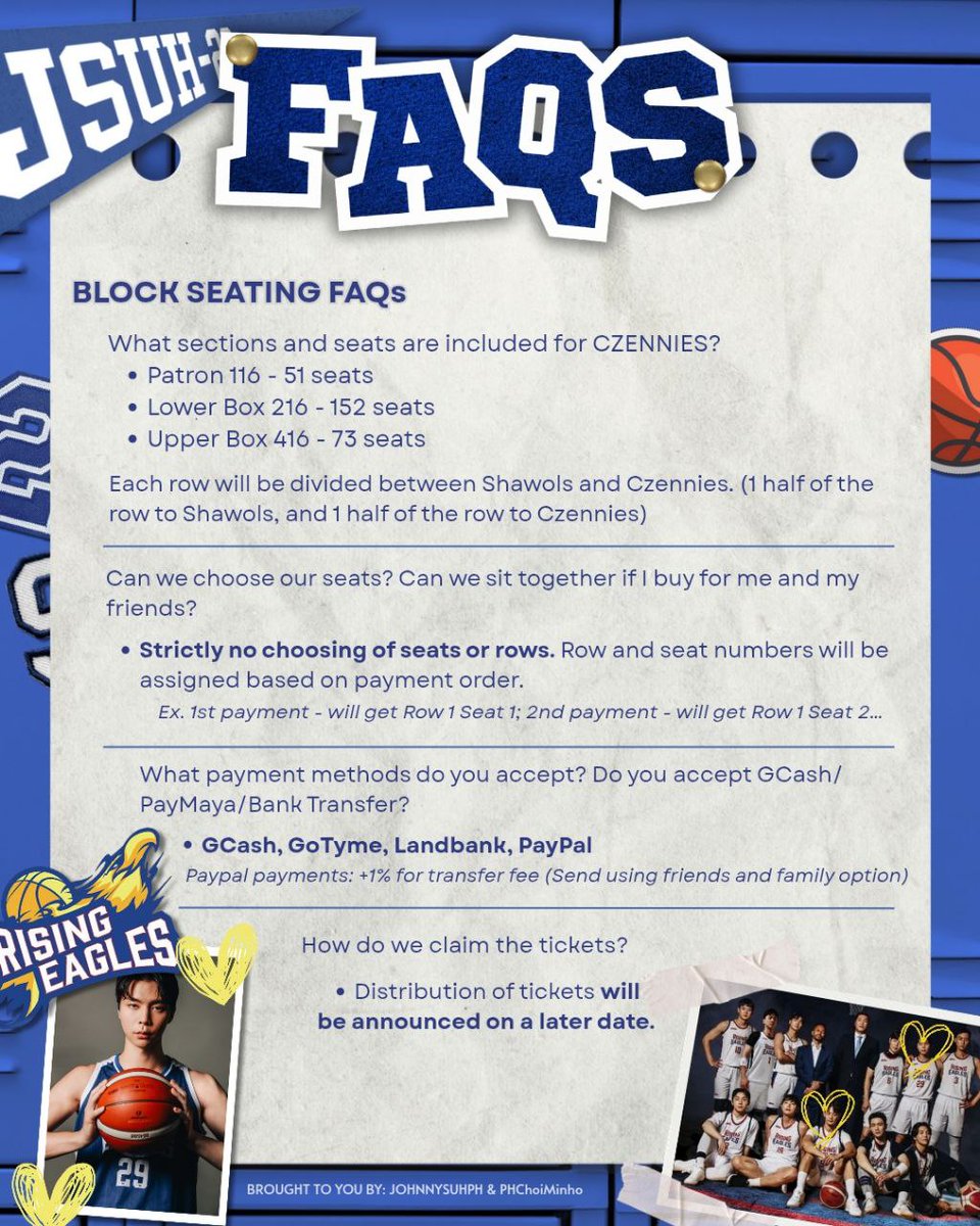 's tweet image. Hi Johfams and Czennies! 🏀

To collectively address your concerns and queries we are sharing these important REMINDERS and FAQs 😊

If you have any more questions, reply below and we'll get back to you asap!

#JOHNNY
#JOHNNYSUH
#DunkItJohnnySuh
#BENCHShootOfAsia