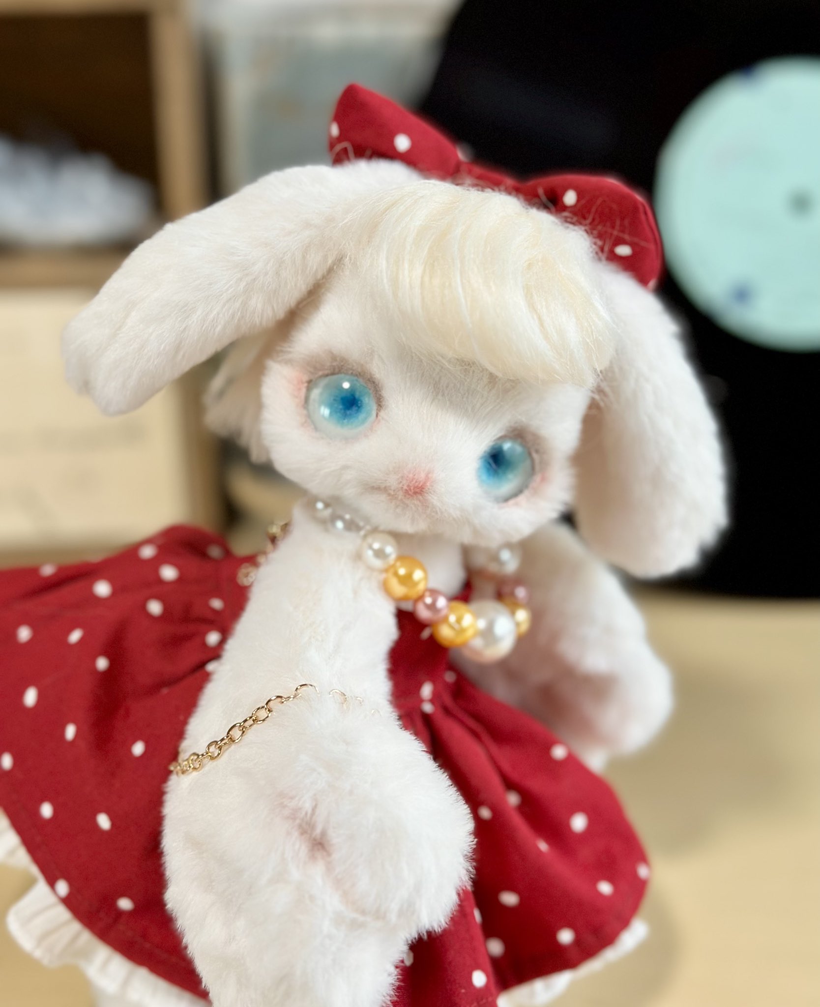 海外作家様作　アートドール　キノコ帽のうさぎ Amazon.co.jp: BJDドール うさぎ 擬人化 人外 異型 動物 派生