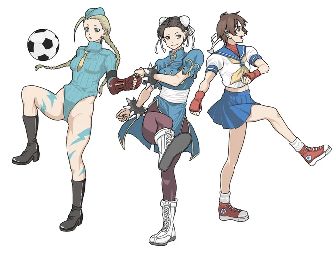 格ゲーキャラでポーズ集