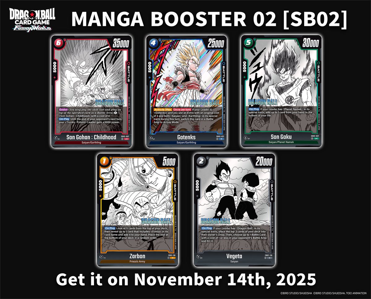 SB02 Card Reveals] Today we
