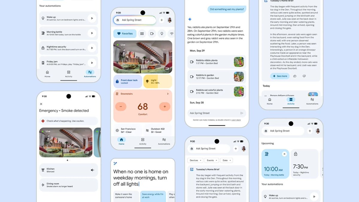 BlogNT's tweet image. 🤯🏠 Google Home 4.0 : une refonte totale de l’app, plus rapide et boostée à Gemini ! Le futur de la maison connectée est plus intelligent que jamais. 🔥👇

blog-nouvelles-technologies.fr/344130/google-…

#GoogleHome4 #Gemini #Refonte #Domotique #Tech #Nouveauté